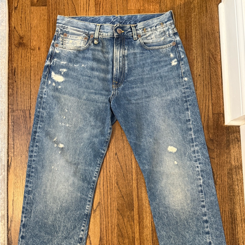 R13 ankle cropped jean- mid rise